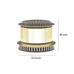 Modern Minimalist Stainless Steel LED Pillar Light for Outdoor Columns