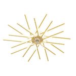 Aurelia Iron Ceiling Fan with Dimmable LED Light – Modern Flush Mount