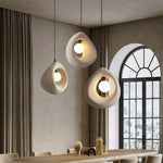 Wabi-Sabi Japanese Pendant Light with Adjustable Cord