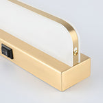 Led Bathroom Vanity Light Polished Iron Trim