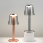 Lumina Adjustable LED Table Lamp in Aluminum and Acrylic