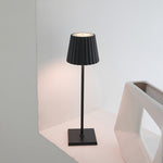 Lumina Cordless Touch Table Lamp in Matte Aluminum