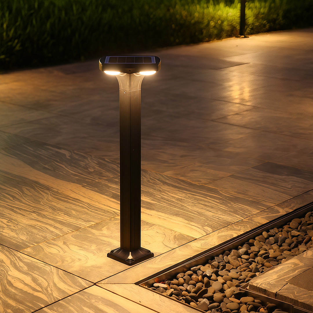 Modern Bollard Light Fixture Outdoor Waterproof LED Garden Path Lamp