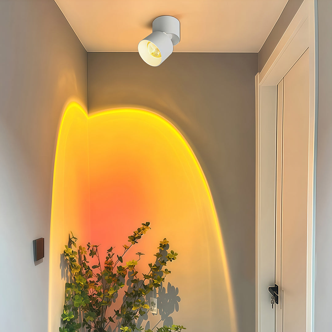 Aurora Hill LED Ceiling Spotlight with Sunset Glow