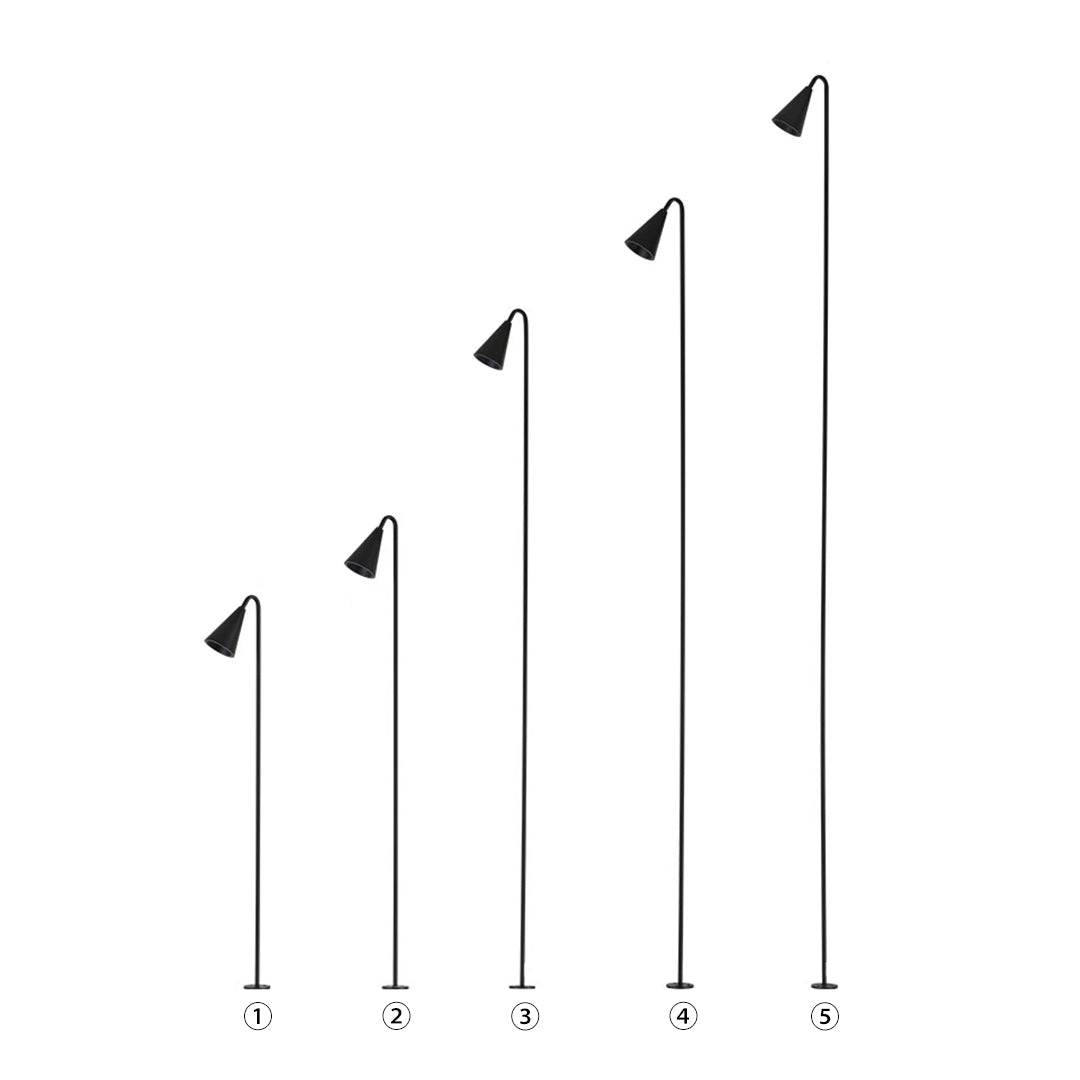 Modern LED Landscape Path Lights, Waterproof Aluminum Outdoor Pathway Lighting