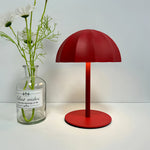 Mushroom Cordless Table Lamp with Dimmable LED, Iron & Acrylic
