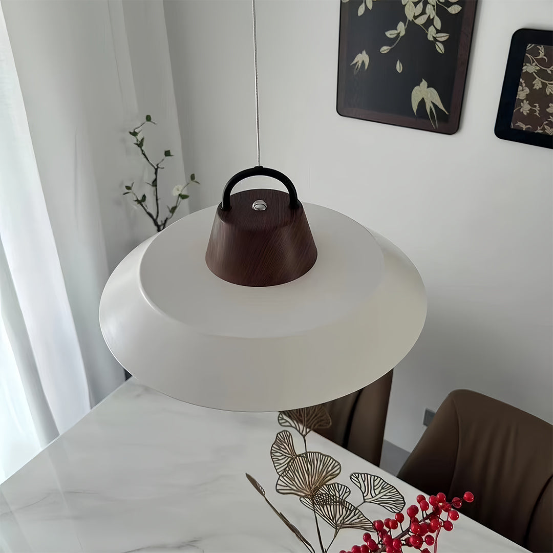 Saucer Pendant Light with Full-Spectrum LED for Kitchen and Dining