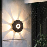 Modern LED Wall Washer Sconce in Black, IP65 Waterproof for Outdoor and Indoor Spaces
