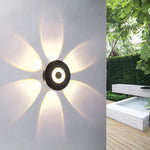 Modern LED Wall Washer Sconce in Black, IP65 Waterproof for Outdoor and Indoor Spaces