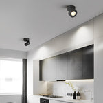 Round Foldable LED Spotlight with Adjustable Head for Ceiling and Wall