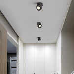 Round Foldable LED Spotlight with Adjustable Head for Ceiling and Wall