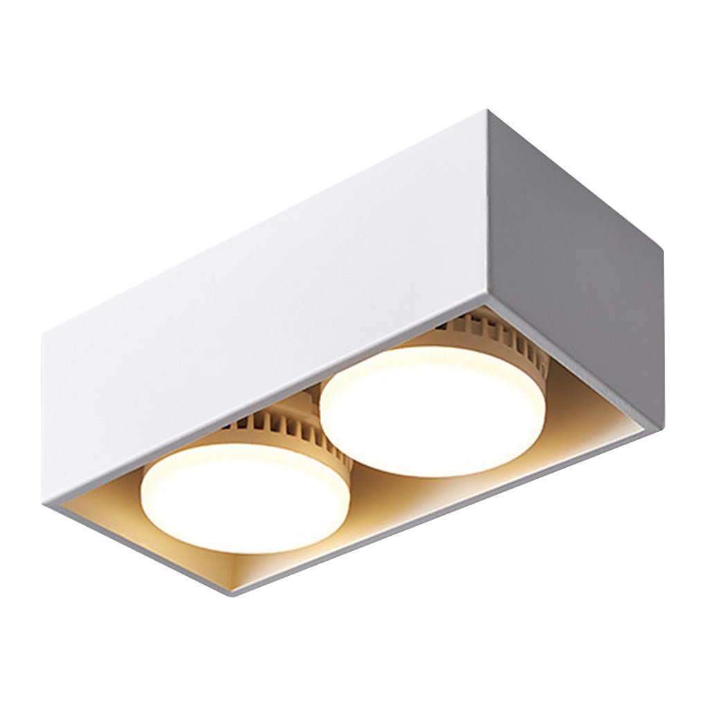 Modern Square Recessed LED Downlight with Adjustable Iron Trim