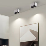 Modern Surface Mounted LED Spot Light with Adjustable Heads for Ceilings