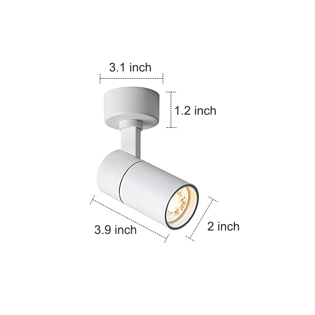 Modern Surface Mounted Spot Light with Adjustable Directional Head