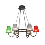 Branch LED Suspension Chandelier Modern Glass Ceiling Light for Living Room