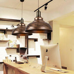 Semi Globe Metal LED Pendant Light with Adjustable Cord for Modern Interiors