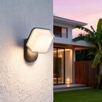 Swing Outdoor Wall Sconce in Black Aluminum with 360° Rotating Head