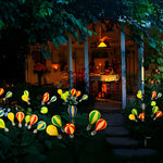 Solar-Powered LED Hot Air Balloon Garden Lights, 2-Pack