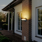 Swivel Wall Sconce in Die-Cast Aluminum with Warm LED Light, IP65 Waterproof Outdoor Fixture
