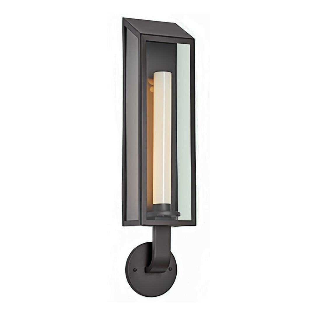 Geometric Outdoor Wall Sconce in Black or Gold, IP65 Waterproof LED
