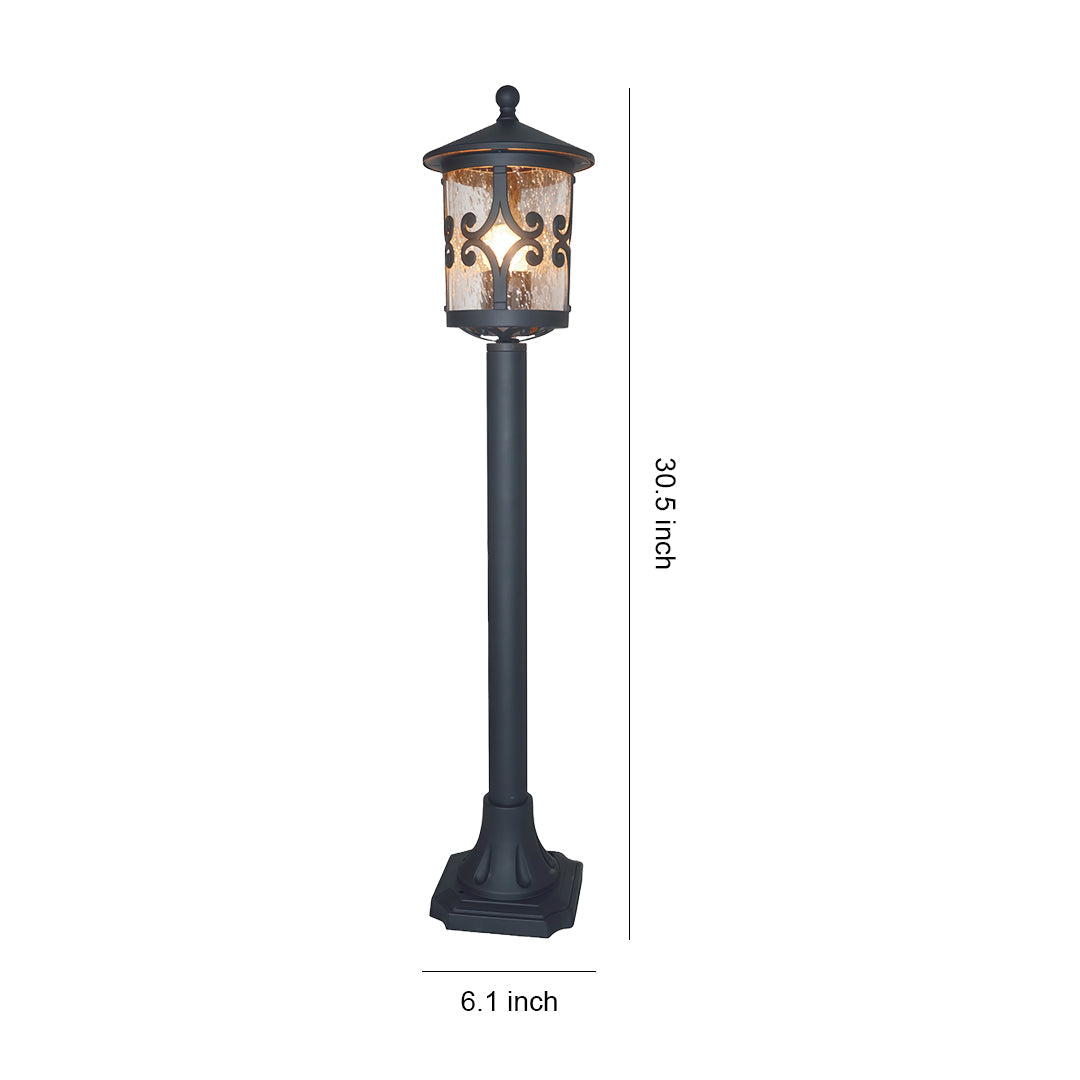 European Style LED Bollard Light – Weather-Resistant Cast Aluminum Garden Lamp