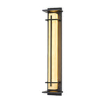 Minimalist Waterproof Outdoor Wall Light in Black Stainless Steel