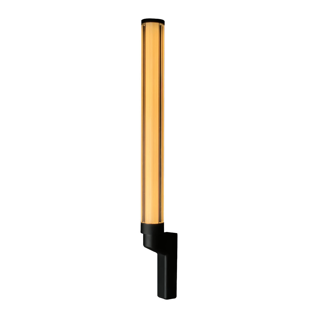 Modern Outdoor Wall Sconce with Clear Glass Shade and LED