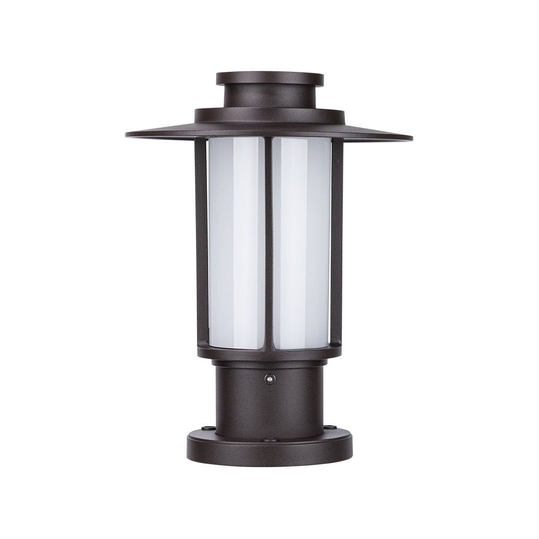 Minimalist Outdoor Bollard Light with E27 LED Bulb for Pathway and Garden
