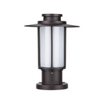 Minimalist Outdoor Bollard Light with E27 LED Bulb for Pathway and Garden