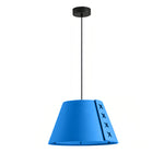 Blue Felt Pendant Light with Acoustic Design for Modern Interiors