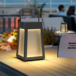 Nocturne Portable LED Lantern in Matte Black, IP65 Waterproof