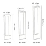 Linear LED Pathway Light – Minimalist Outdoor Landscape Lamp in Black