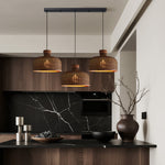 Handwoven Rattan Pendant Light with Wabi-Sabi Zen Aesthetic