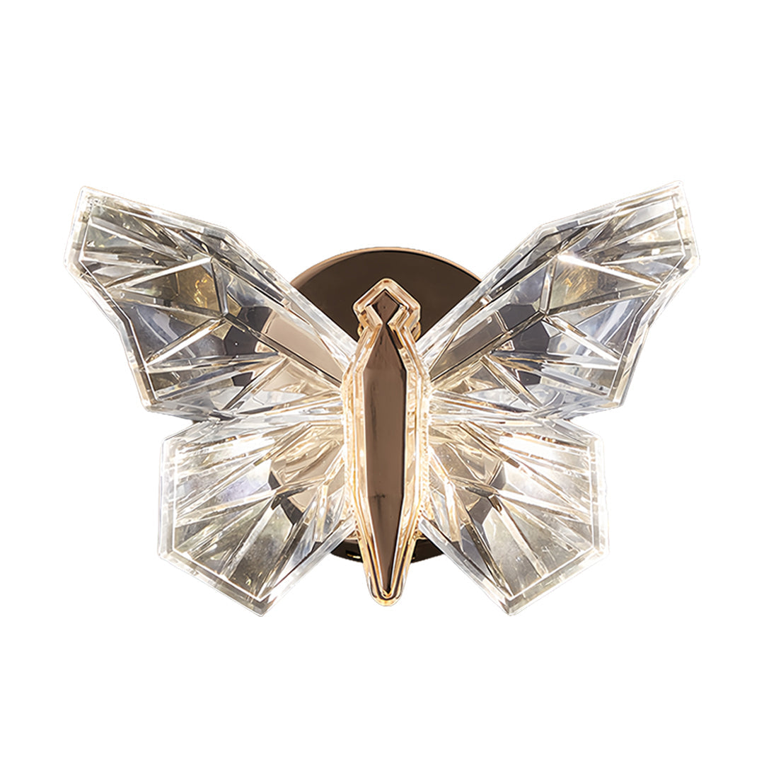 Butterfly Wall Sconce – Modern Gold LED Art Deco Lighting