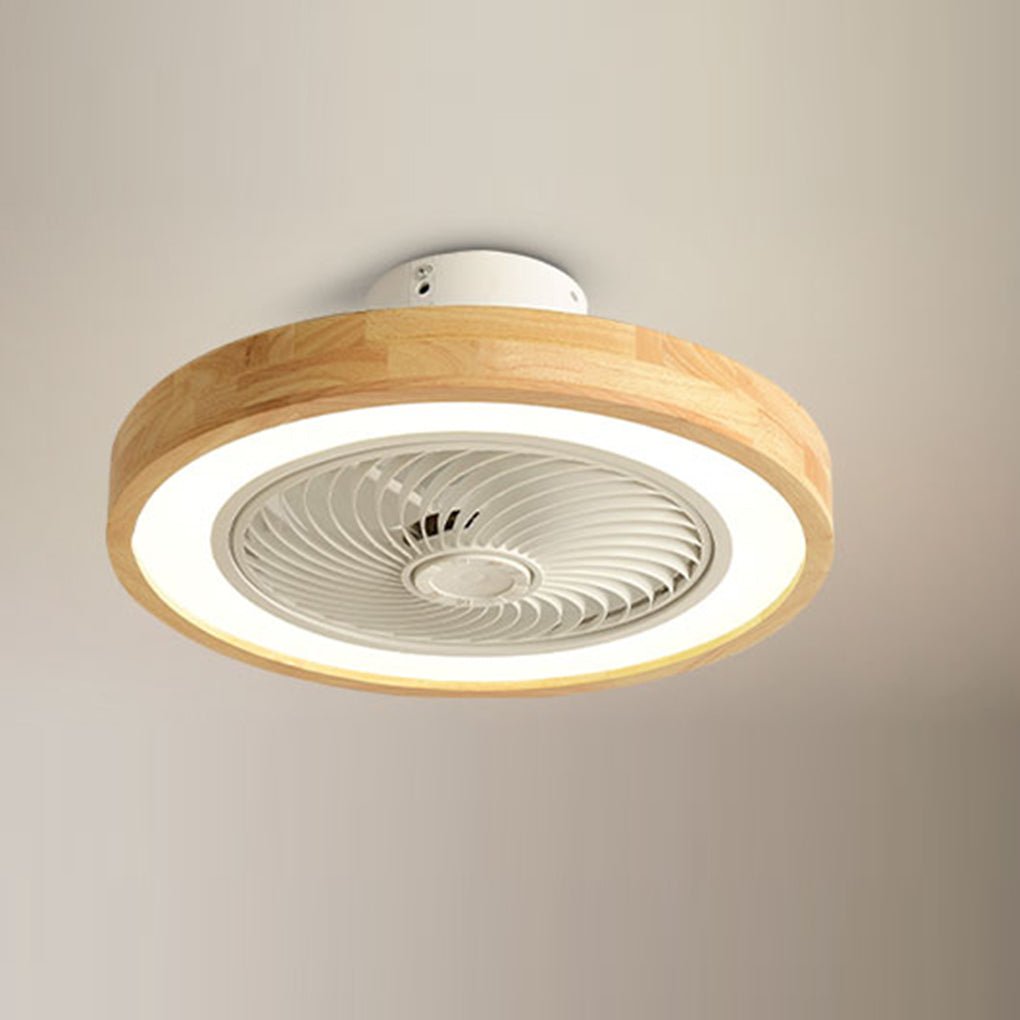 Three Level Wind Regulation Nordic Modern Ceiling Fans With Lights And Remote Control