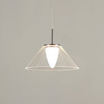 Spectrum Clear Glass Pendant Light for Kitchen Island, Modern LED Hanging Lamp