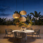 Artisan Rattan Pendant Light – Waterproof Outdoor Hanging Lantern