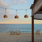 Artisan Rattan Pendant Light – Waterproof Outdoor Hanging Lantern