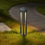 Modern Garden Bollard Light with Die-Cast Aluminum Body