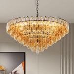 Modern Glass Pendant Chandelier 8-Light 10-Light American Luxury Ceiling Light