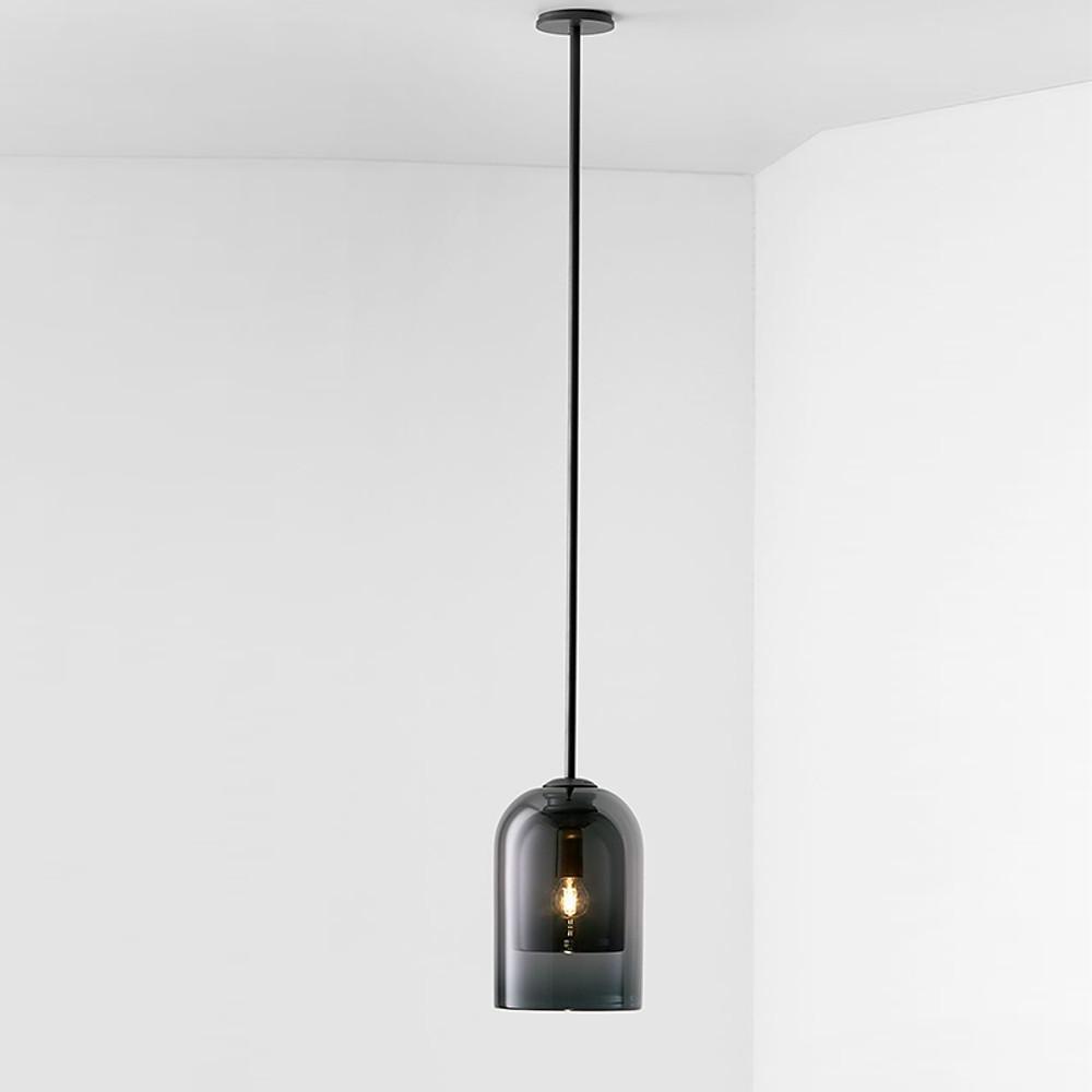 Industrial Electroplated Glass Pendant Lighting Stylish Island Led Hanging Lamp