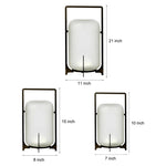 Aria Outdoor Portable LED Lantern with Handle – Modern Waterproof Design