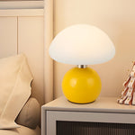 Mushroom Table Lamp with Touch Control and Metal Base