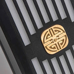 Retro LED Post Light – Black Aluminum & Stainless Steel Garden Lamp