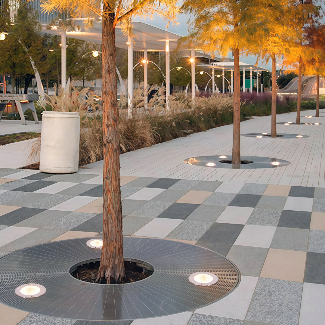 Architectural Inground LED Landscape Light, Stainless Steel Flush Mount