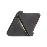 Geometric Outdoor Wall Sconce in Black Aluminum, IP54 Waterproof LED