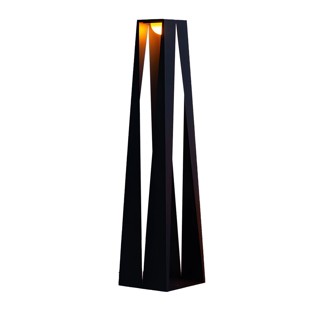 Modern Minimalist Outdoor Bollard Landscape Light with IP65 Waterproof Rating