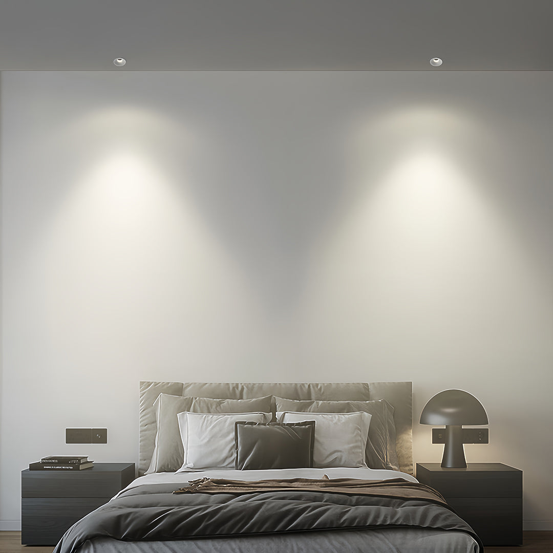Trimless Recessed LED Downlight with Anti-Glare Deep Cup