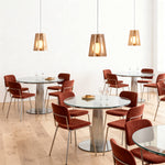 Geometric Felt Pendant Light with Acoustic Design for Modern Interiors