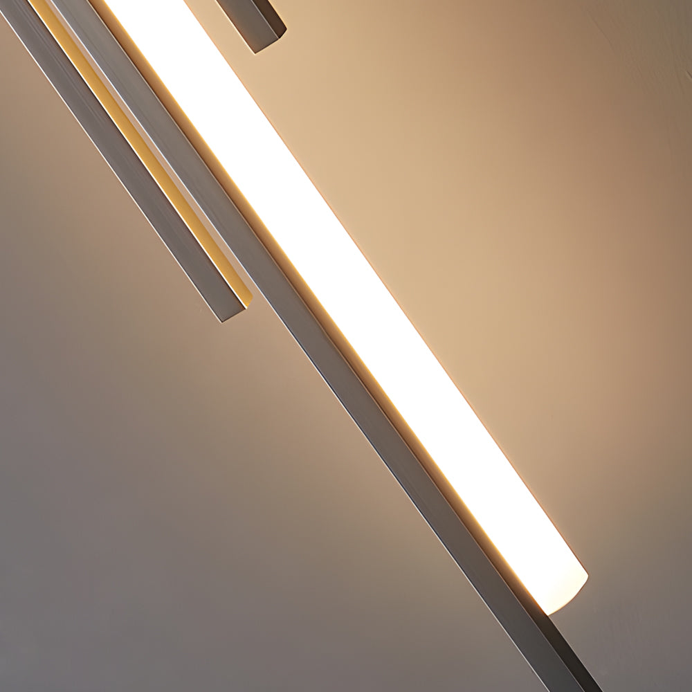 Modern Linear LED Wall Sconce in Black, Gold, or Copper